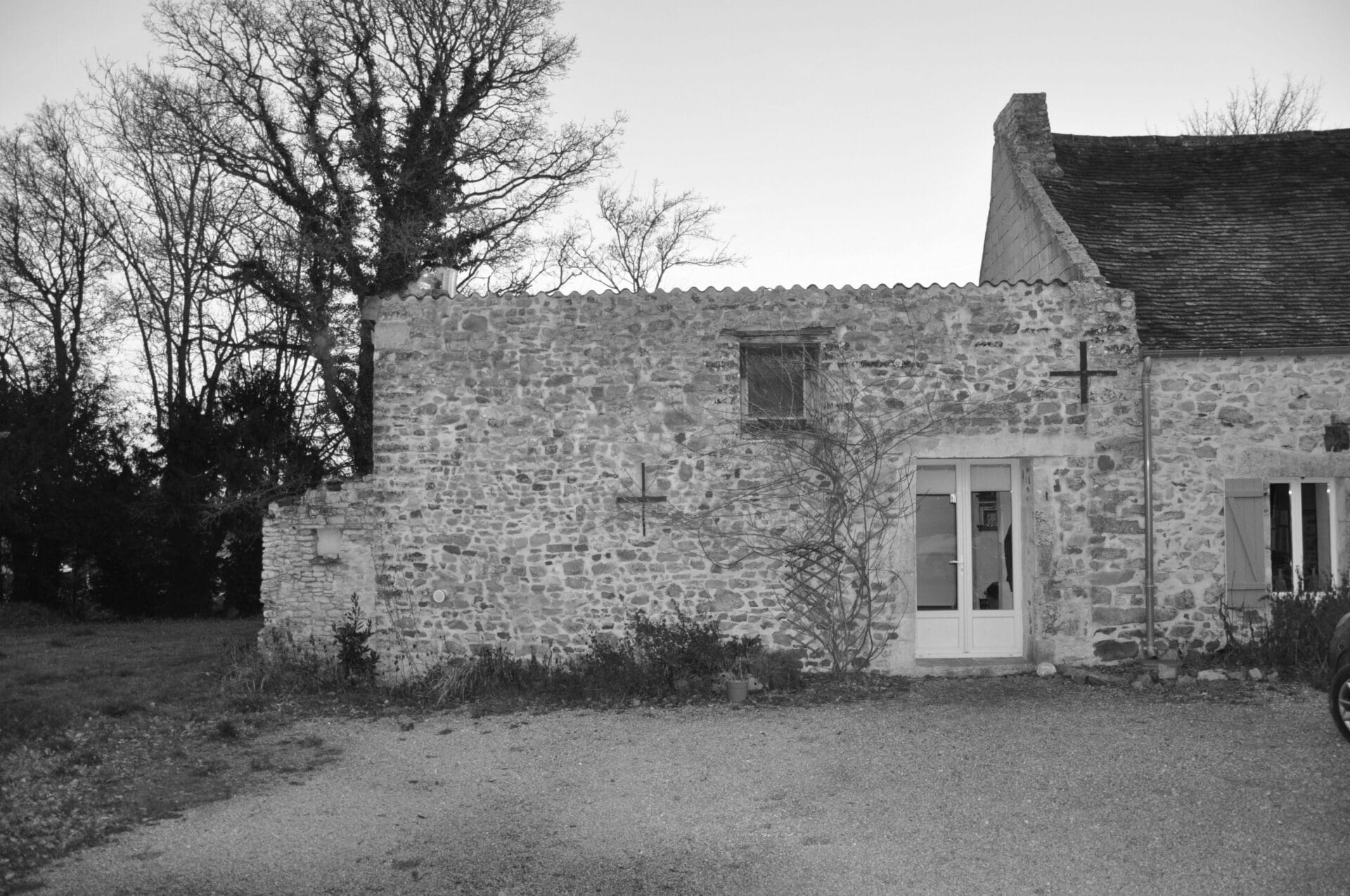 Surélévation dans le Bocage avant l'intervention