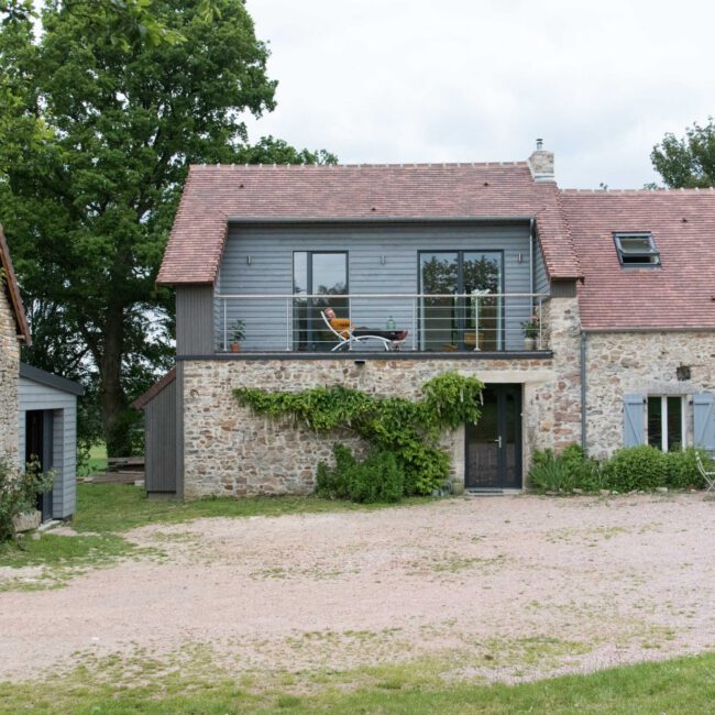 Surélévation dans le Bocage après l'intervention