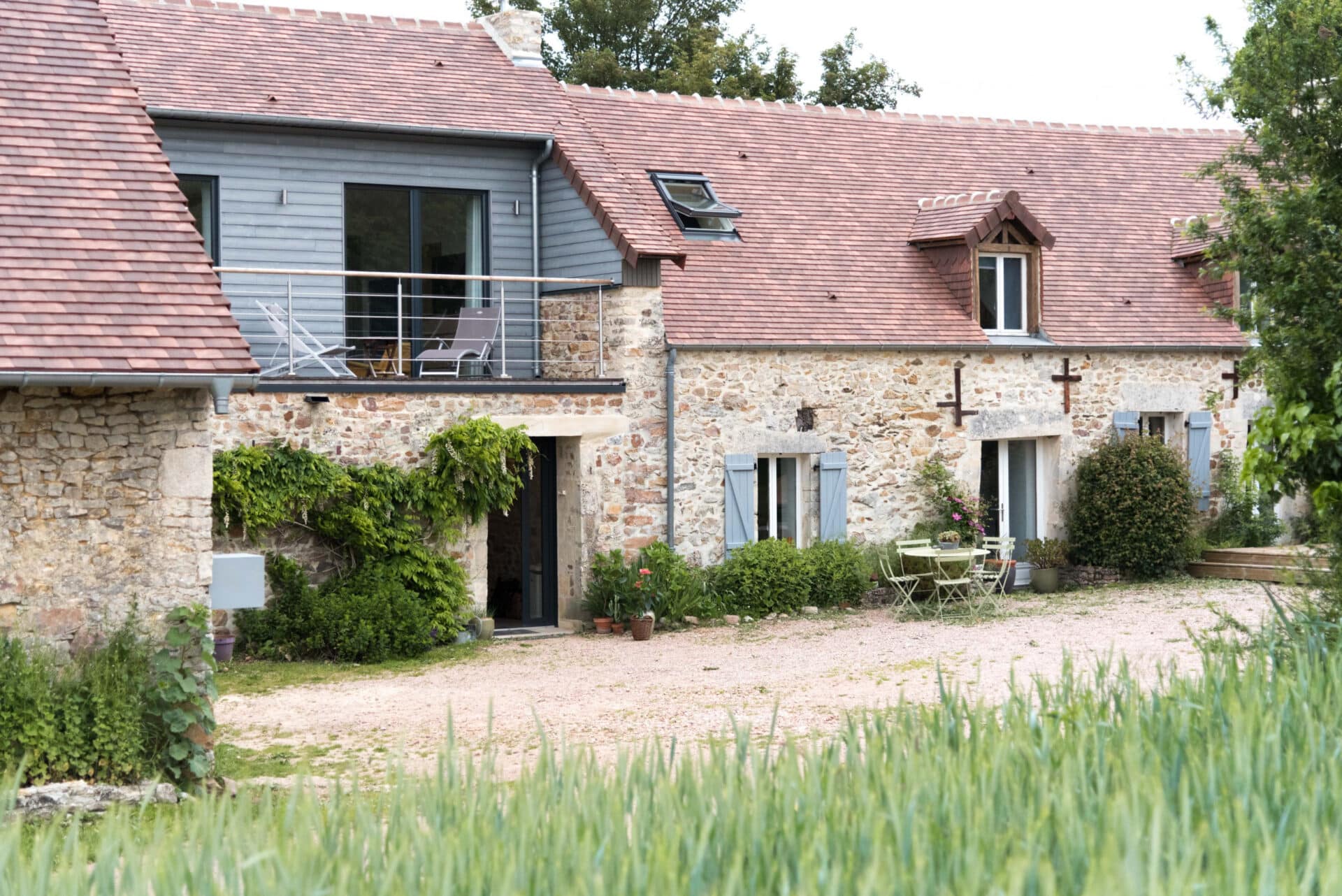 Surélévation dans le Bocage après l'intervention