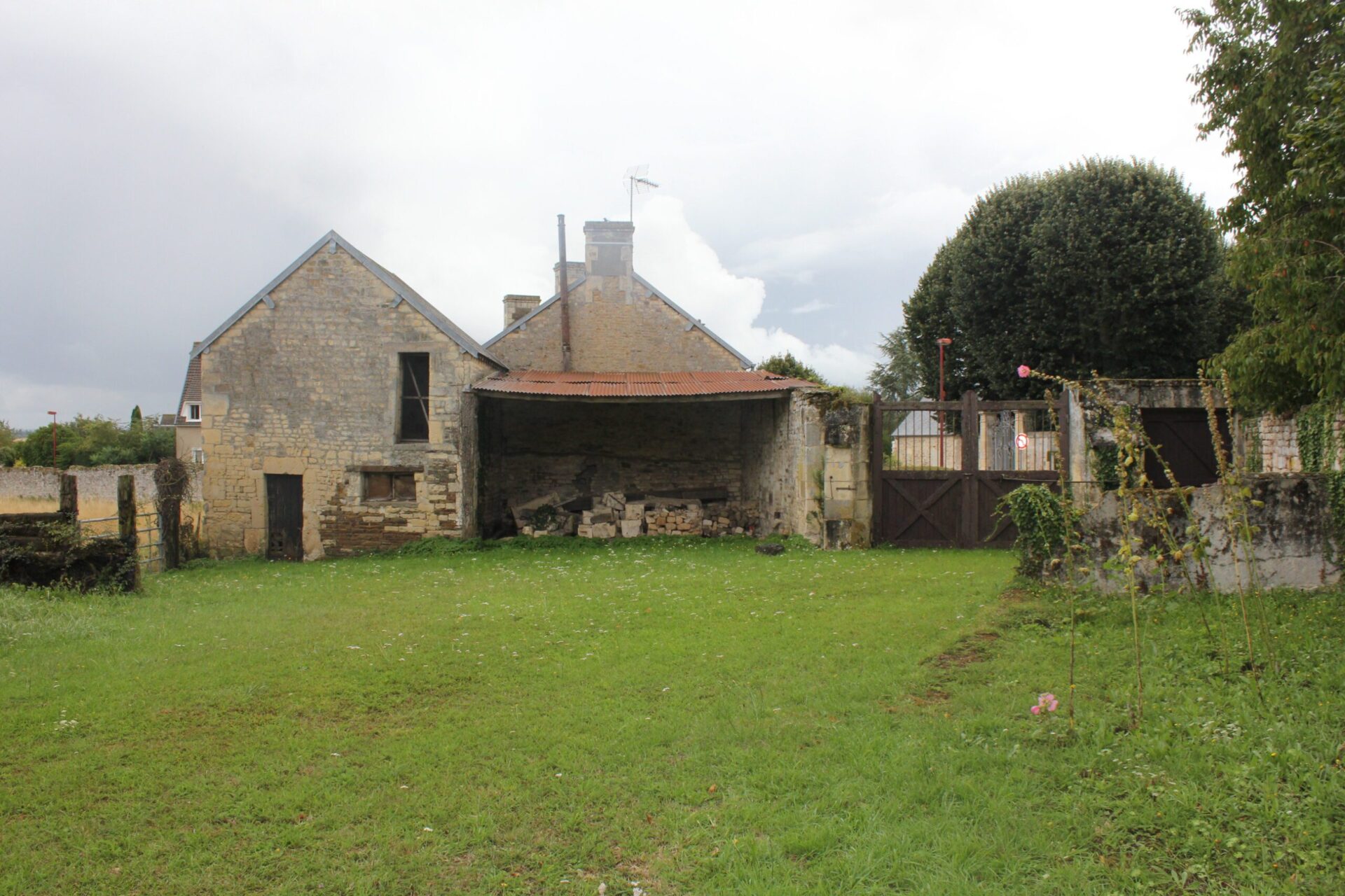 Vue de l'insertion avant du projet de Vieux